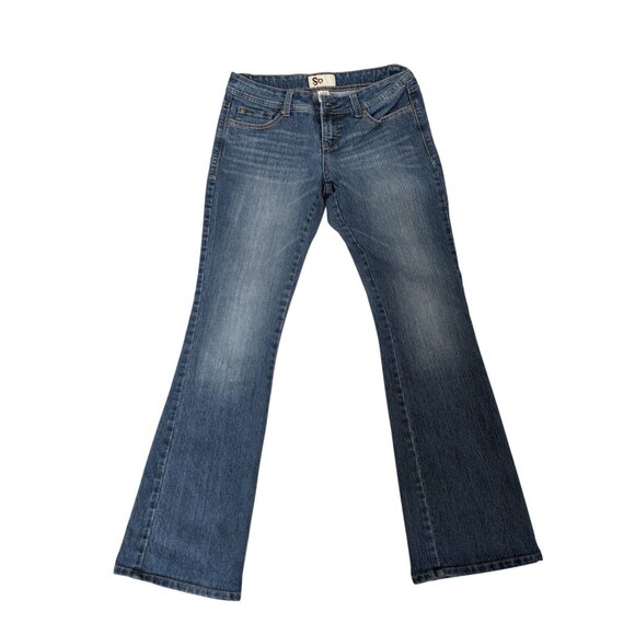 S.O. Sonoma Girls Flared Stretched Jeans Size 9 - Picture 1 of 14
